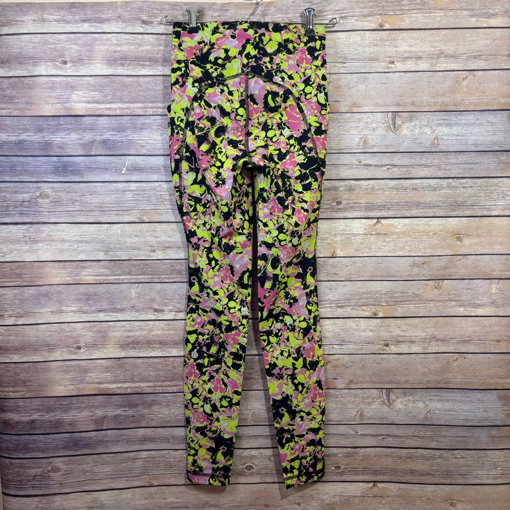 Lululemon Swift Speed HR 28” Floral Leggings Size 4? - Picture 4 of 6